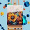 Sunflowers Paint by Numbers Kit 16x20” – Beginner DIY Canvas for Adults